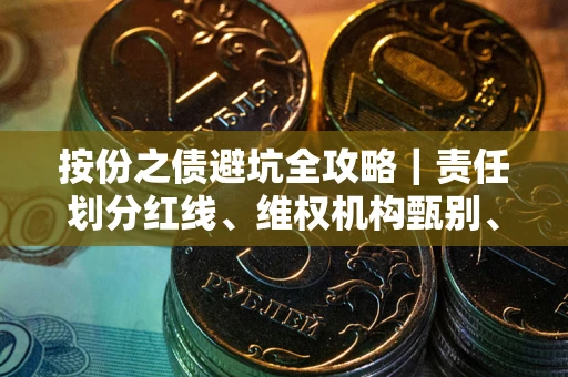北京按份之债避坑全攻略｜责任划分红线、维权机构甄别、纠纷处理全流程拆解