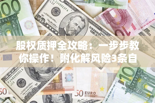 北京股权质押全攻略：一步步教你操作！附化解风险3条自救法则