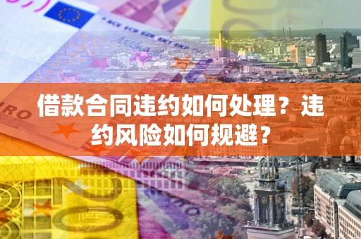 北京借款合同违约如何处理？违约风险如何规避？