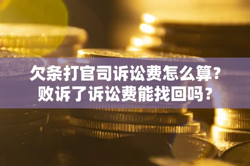 北京欠条打官司诉讼费怎么算？败诉了诉讼费能找回吗？