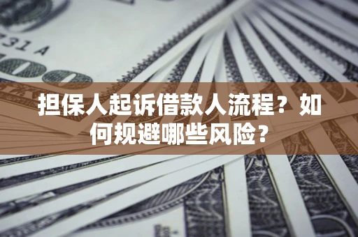 北京担保人起诉借款人流程？如何规避哪些风险？