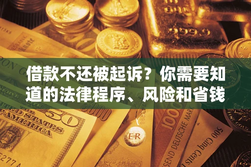 北京借款不还被起诉？你需要知道的法律程序、风险和省钱技巧