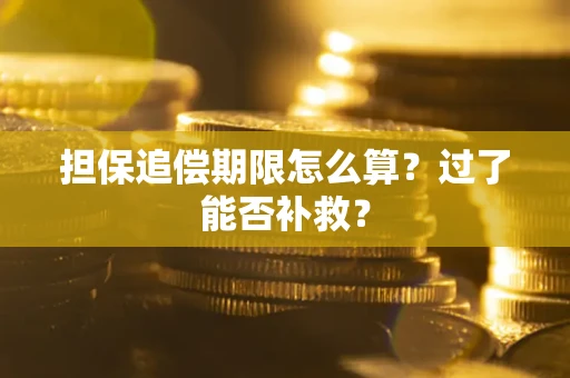 北京担保追偿期限怎么算？过了能否补救？